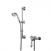 Wickes  Wickes Classic Manual Shower Mixer & Adjustable Riser Kit - 