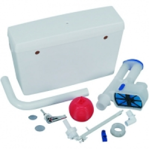 Wickes 9L Low Level Plastic Cistern - White 510 x 150 x 327m &pound;37.99