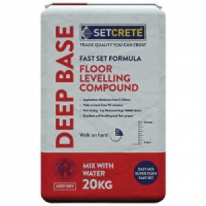 Setcrete Deep Base Floor Levelling Compound - 20kg
