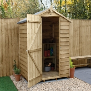 Forest Garden 4 x 3 ft Apex Overlap Pressure Treated Windowl £290.00