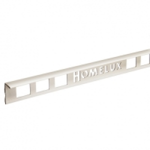 Wickes  Homelux 10mm PVC Straight Edge Soft Cream Tile Trim