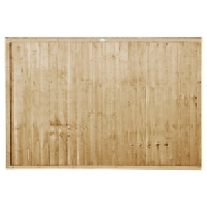 Forest Garden Pressure treated Closeboard Fence Panel - 6x4f