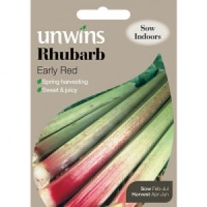 Wickes  Unwins Early Red Rhubarb Seeds