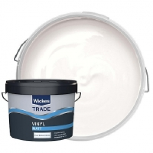 Wickes Trade Vinyl Matt Emulsion Paint - Pure Brilliant Whit £35.00