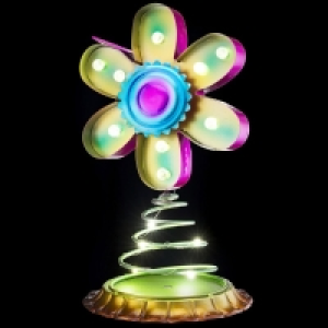 JTF  Lifestyle Solar Funky Flower Rocker