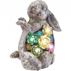 JTF  Lifestyle Solar LED Rabbit Statue