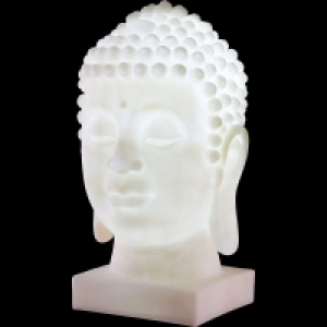 JTF  Lifestyle Solar Garden Buddha Head Statue