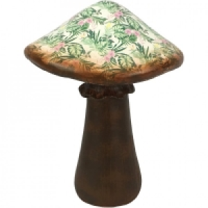 JTF  Lifestyle Rustic Garden Ornament Mushroom