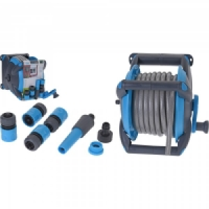 Pro Garden Hose & Reel Set 15m