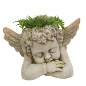 Nostalgic Garden Ornament Cherub Planter