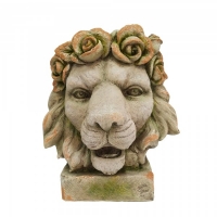 JTF  Nostalgic Garden Ornament Lion Planter
