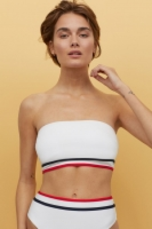 Padded bandeau bikini top £4.00