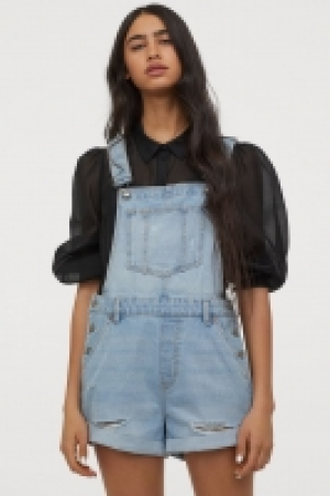 Denim dungaree shorts £15.00