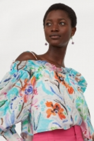 Off-the-shoulder blouse £15.00