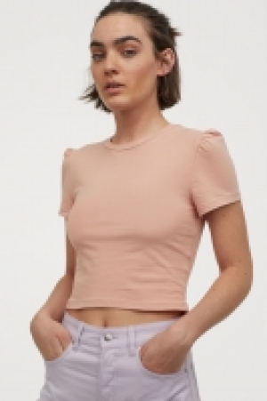 Puff-sleeved jersey top £3.00
