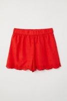 HM  Embroidered cotton shorts