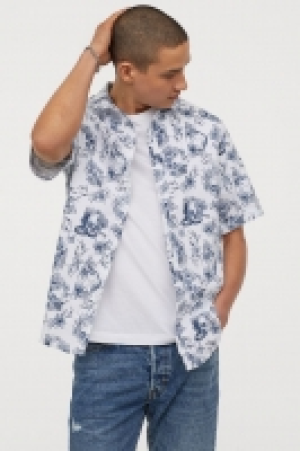 Patterned cotton shirt £7.00