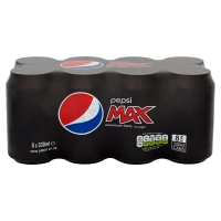 Iceland  Pepsi Max Cola 8 x 330ml