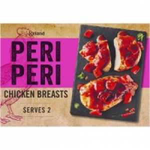 Iceland Peri Peri Chicken Breasts 363g £3.00