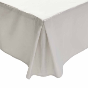 Wilko  Wilko Silver Valance King Size