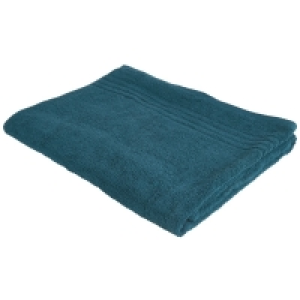 Wilko  Wilko Dark Teal Bath Sheet