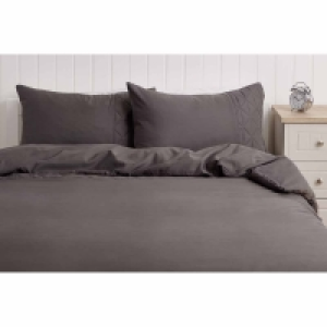 Wilko  Wilko Grey Pinsonic Duvet Double