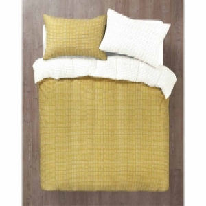 Wilko  Wilko Ochre Tribal Mark Making King Size Duvet Set