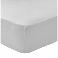 Wilko  Wilko Brushed Cotton King Size Cream Fitted Sheet