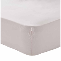 Wilko  Wilko Easy Care Blush Pink King Size Fitted Sheet