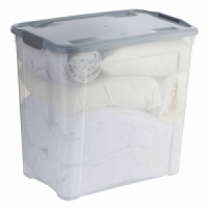 Wilko  Wilko Modular 90L Storage Box with Lid