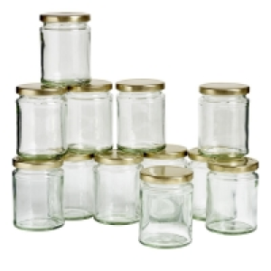 Wilko  Wilko 12 pack 300ml Twist Top Jar