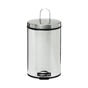 Wilko  Wilko 12L Stainless Steel Pedal Bin