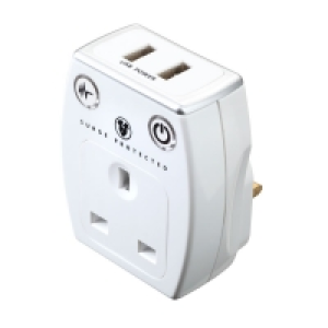 Wilko  Wilko Plug Through USB Surge Adaptor