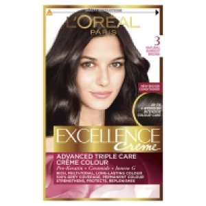 Wilko  LOréal Paris Excellence Creme Natural Darkest Brown 3 Perman