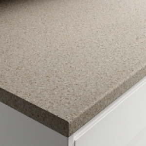 Wickes Matt Laminate Worktop - Natural Stone 600mm x 38mm x