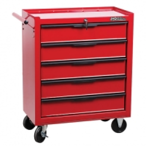 Hilka Heavy Duty 5 Drawer Tool Trolley - Red £145.00