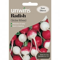 Wickes  Unwins Mixed Globe Radish Seeds