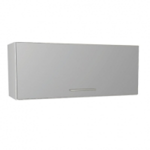 Wickes Orlando Grey Gloss Slab Narrow Wall Unit - 900mm £99.00