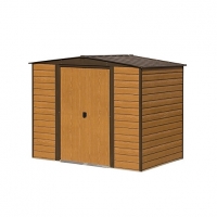 Wickes  Rowlinson 8 x 6 ft Woodvale Double Door Metal Apex Shed with