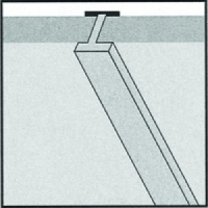 Wickes Splashback Butt Joint Stainless Steel 2400mm £8.00