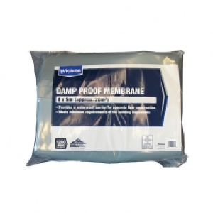 Wickes  Wickes 1200 Gauge Blue Damp Proof Membrane - 4 x 5m