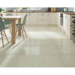 Wickes  Boutique Lustral Bone Glazed Porcelain Wall & Floor Tile 600