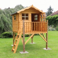 Wickes  Mercia 7 x 5 ft Wooden Poppy Playhouse with Tower with Assem