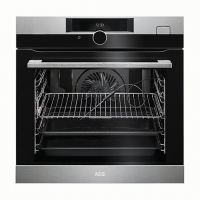 Wickes  AEG Steam Boost Single Electric Stainless Steel Steam Oven B