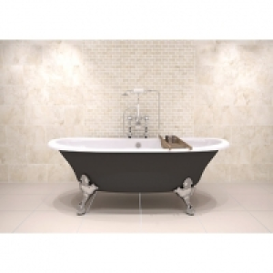 Wickes  Wickes Onyx Beige Stone Effect Brick Mosaic Wall Tile 300 x 