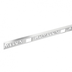 Wickes  Homelux 12.5mm Metal Straight Edge Stainless Steel Effect Ti