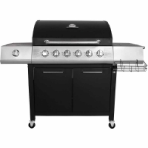 Charles Bentley 6 Burner + 1 Side Burner Gas BBQ Black £276.00