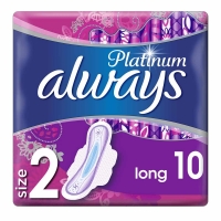 Wilko  Always Platinum Long Pads Plus with Wings Size 2