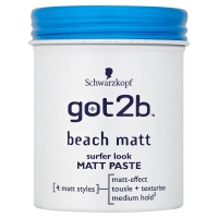 Wilko  Schwarzkopf Got2Be Beach Matt Paste 100ml