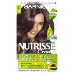 Wilko  Garnier Nutrisse Cocoa Dark Brown 4 Permanent Hair Dye